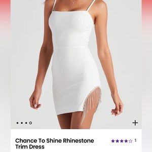 Windsor “chance to shine rhinestone trim dress”